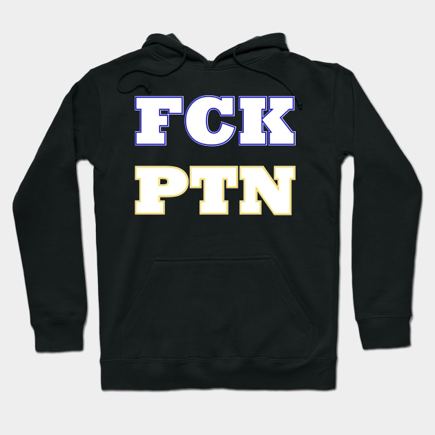 FCK PTN Hoodie by Slap Cat Designs